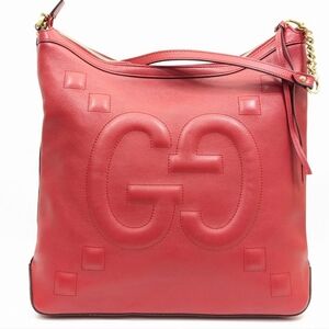✨️Authentic Gucci GG Apollo Red Leather Shoulder Bag